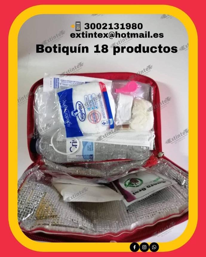 Botiquines portátiles para empresas y brigadistas
